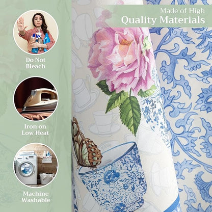 Maison d'Hermine Dish Towels 100% Cotton Absorbent Canton Set of 3