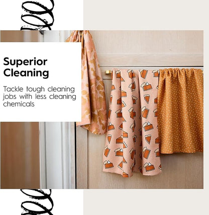 GEOMETRY Fall Kitchen Towels Quick Dry Microfiber Fall Dish Towels Premium Quick Dry Towel Fall Delight 2 Pack Set