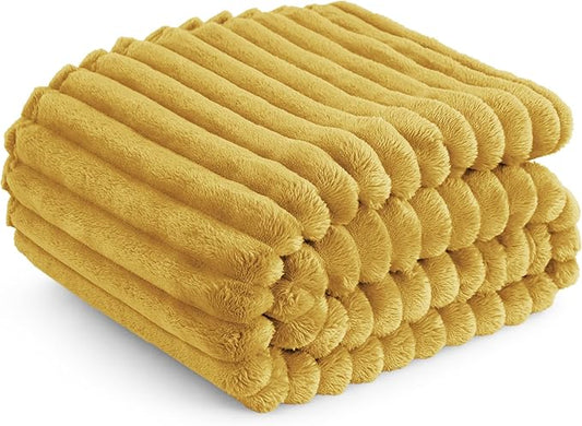 Bedsure GentleSoft Honey Fleece Blanket for - Cozy Soft Blankets for Women, Cute Small Throws for Girls, 60x80 Inches