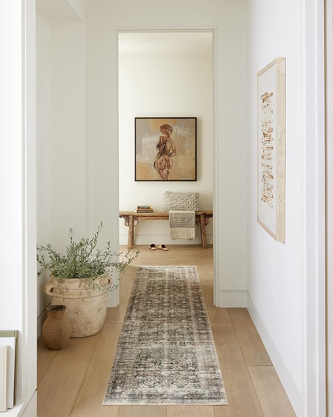 Loloi Amber Lewis Morgan Collection MOG-02 Navy Sand 7'-3" x 9'-3" .38" Area Rug