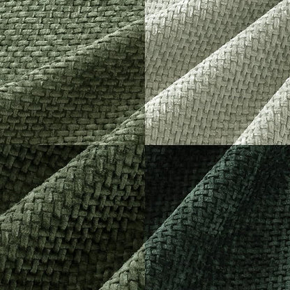 MIULEE Pack of 4 Christmas Throw Pillow Covers 18x18 Inch Green Soft Decorative Chenille Pillow Covers Farmhouse Accent Cushion Covers for Boho Home Decor Bedroom Living Room
