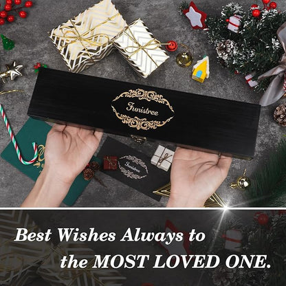 Dad Gifts for Dad Daughter Wife Son, Best Dad Ever Kitchen Knife Gift Set with Wooden Box, Dad Christmas Birthday Gift Ideas, 8" Professional Chef Knife, Dads Birthday Gifts for Men Husband