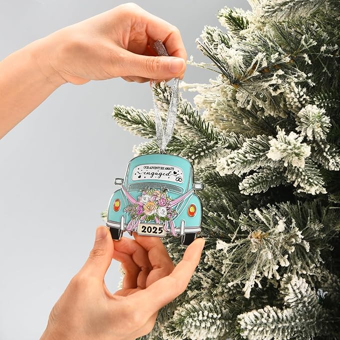 Venhoo Engagement Gifts for Couples 2025, Gift Ideas for Newly Engaged Couples, Happy Engagement Gift for Her, Bride to Be, Just Engaged Gifts for Her, Friends, Women-Metal Hanging Accessory 2025