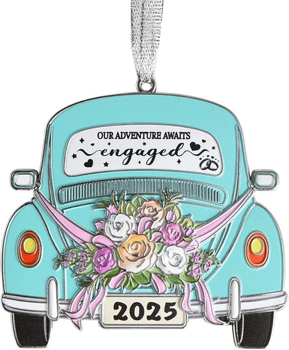 Venhoo Engagement Gifts for Couples 2025, Gift Ideas for Newly Engaged Couples, Happy Engagement Gift for Her, Bride to Be, Just Engaged Gifts for Her, Friends, Women-Metal Hanging Accessory 2025