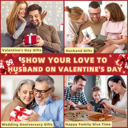 Best Husband Ever PU Leather Tray and Keychain, Men Anniversary Birthday Gifts Ideas for Husband Him Boyfriend Who Has Everything from Wife, Christmas Xmas Gifts Stocking Stuffers for Men Him