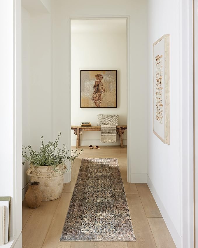 Loloi Amber Lewis Morgan Collection MOG-03 Denim Multi 2'-3" x 11'-6" .38" Runner Rug