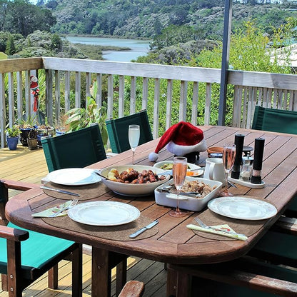 Placemats Set of 12 Washable, Heat Resistant Table Placemats Wipeable Faux Leather Oval Place Mats Non Slip, Waterproof Oval Table Mats for Indoor Outdoor, Apricot