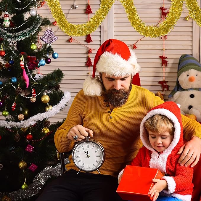 50 Feet Gold Christmas Tinsel Garland, Metallic Foil Twist Garland Wall Hanging Tinsel Banner Backdrop for Parade Floats, Easter, Mother's Day, Wedding Party Decorations (2in x 50ft)