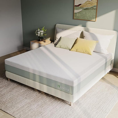 Novilla Mattress Full Size,12 Inch Gel Memory Foam Mattress in a Box for Cool Night & Motion Isolation,Medium Firm Feel,Bliss