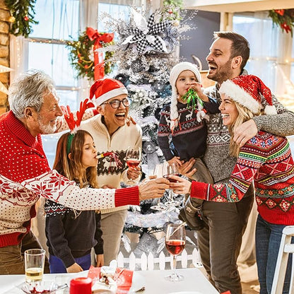 Christmas Ball Ornaments Set, 20ct Large Clear Black Shatterproof 80mm/3.15" Christmas Ornaments for Christmas Tree Decorations Hanging Decorative Baubles for Halloween Xmas Holiday Party Gift