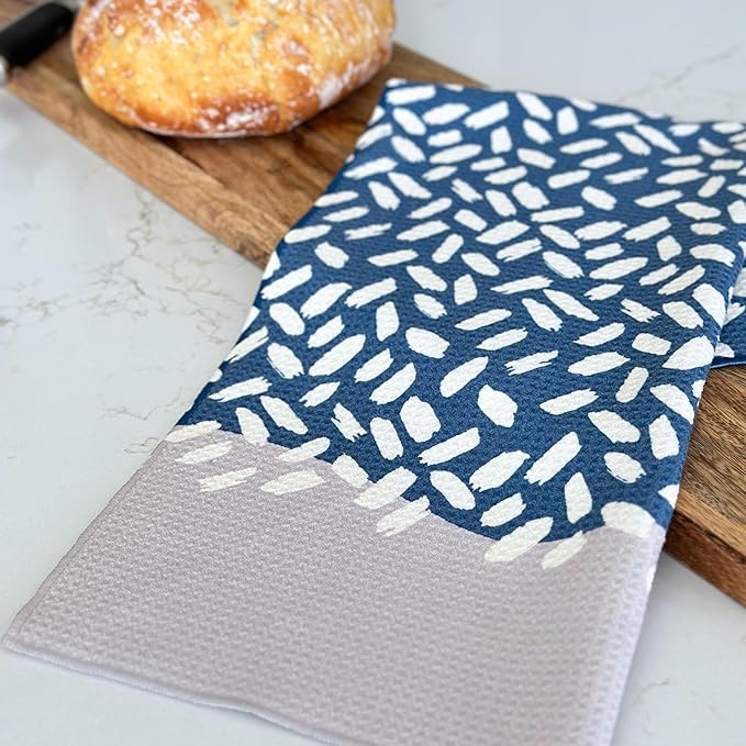 HONED Kitchen Dish Towels Lightweight Absorbent Decorative Tea Towels Quick Dry Waffle Towels