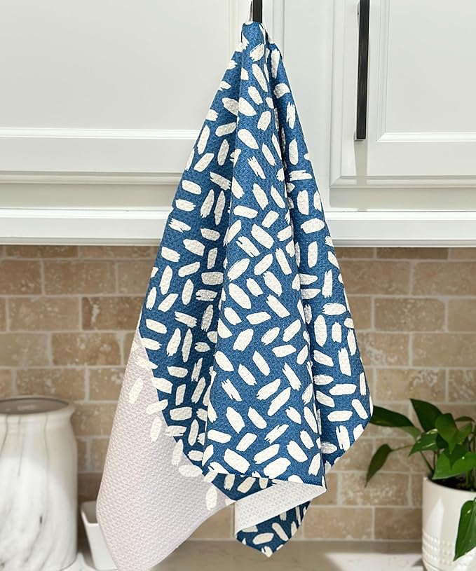 HONED Kitchen Dish Towels Lightweight Absorbent Decorative Tea Towels Quick Dry Waffle Towels