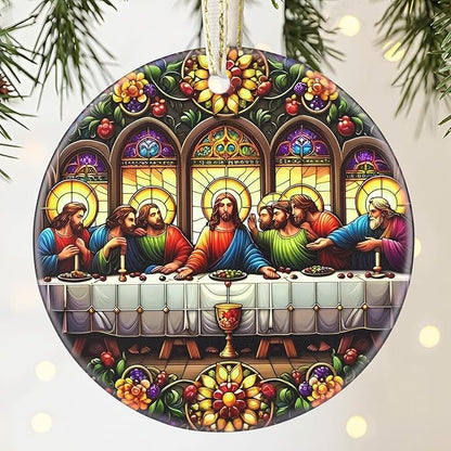 Nativity Christian Gift - Last Supper Ornament for Christmas Tree