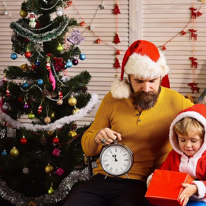 50 Feet Macaron White Christmas Tinsel Garland, Metallic Foil Twist Garland Wall Hanging Tinsel Banner Backdrop for Parade Floats, Easter, Mother's Day, Wedding Party Decorations (2in x 50ft)