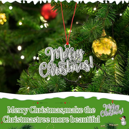 Zhengmy 8 Pieces Christmas Ornaments 2025 Solid Pewter Christmas Tree Ornament Metal Gnomes Santa Angel Snowman Hanging Craft Xmas Gifts with Red Bags(Novelty)