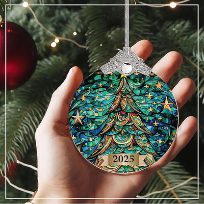 2025 Christmas Ornament, Christian Holiday Decor, Ornaments for Tree, Tree Ornaments, Acrylic Hanging Art, 2025 Christmas Ornament, Vintage Christmas Ornaments, Christmas Decorations