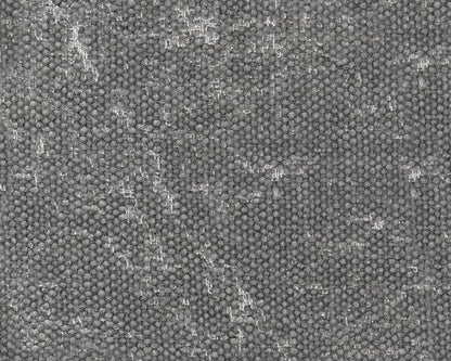 Signature Design by Ashley Maitelynn Contemporary Loveseat with Accent Pillows, Reversible Cushions and Sloped Arms, Light Gray