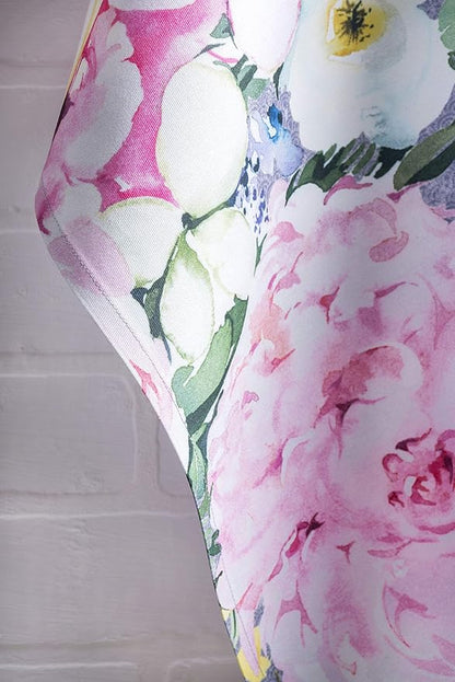 Maison d'Hermine Cotton Dish Towels Absorbent Kitchen Towels Sweet Rose Lavender Set of 3 Spring Summer