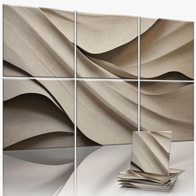 6-Pack Sound Absorbing Panels 72x48 Inch Acoustic Wall Panels for Home, Office, or Studio – Sleek Design, Simple Setup