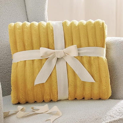 Bedsure GentleSoft Honey Fleece Blanket for - Cozy Soft Blankets for Women, Cute Small Throws for Girls, 60x80 Inches