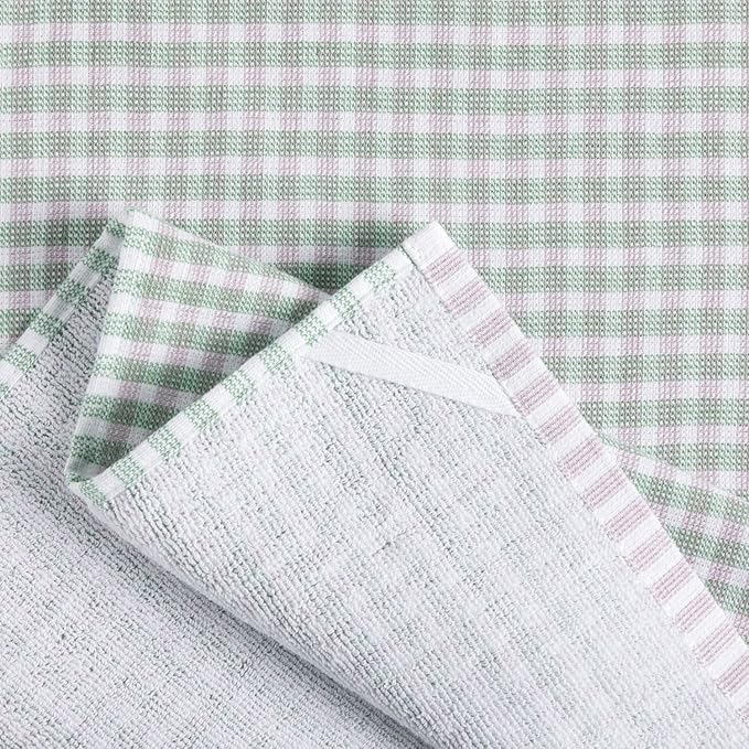 Martha Stewart Kitchen Towels Set of 2 Check 16x28 Dish Towels