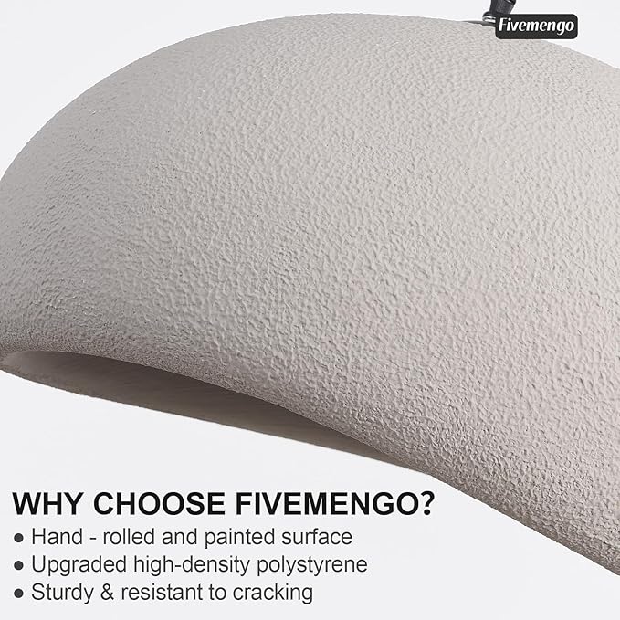 19.7in Wabi Sabi Pendant Lights Kitchen Island Lighting Fixture Ceiling Mount Grey Modern Japanese Lamp Japandi Chandelier for Dining Living Room Hallway Bedroom Restaurant Hanging Lamp