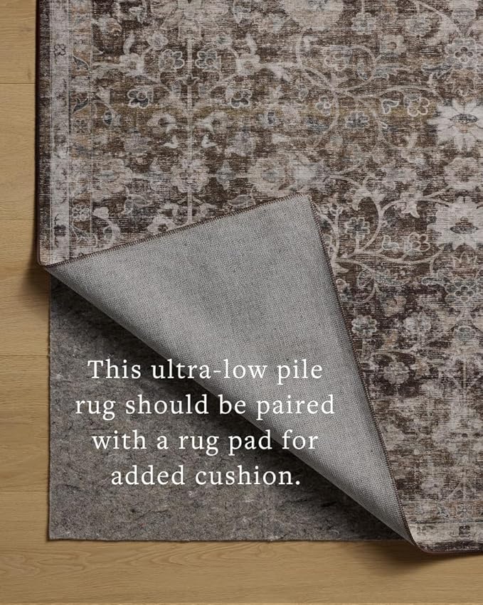 Loloi Amber Lewis Josie Collection JOS-02 Earth Natural 6'-0" x 9'-0" .13" Area Rug