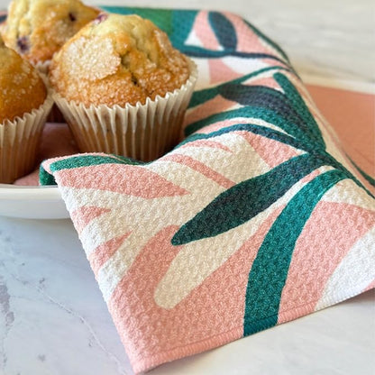 HONED Premium Microfiber Kitchen Dish Towels Quick Dry Waffle Tea Towels 18x30 Tabletop Decor