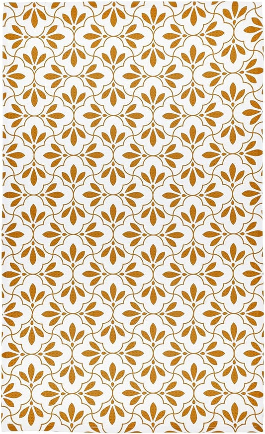 Modern Style Premium Kitchen Tea Towel Super Absorbent Fast Drying Microfiber Gold Deco