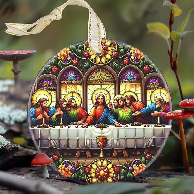 Nativity Christian Gift - Last Supper Ornament for Christmas Tree