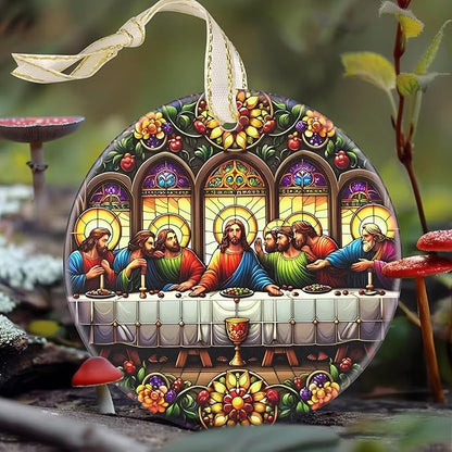 Nativity Christian Gift - Last Supper Ornament for Christmas Tree