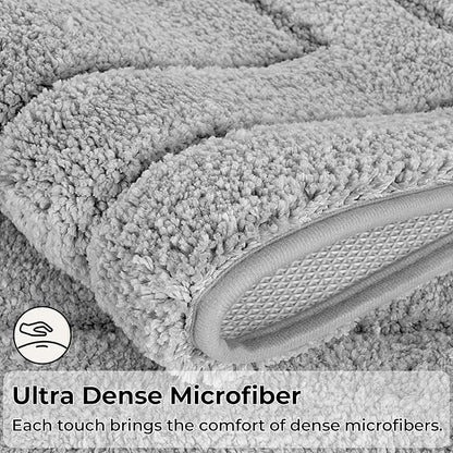 GRANNY SAYS Long Bathroom Rug Mat, Bath Mats Non-Slip, Super Soft and Water Absorbent, Large Bath Rugs, Machine Wash Dry, Bathroom for Floor, Tub and Shower, 24 x 43