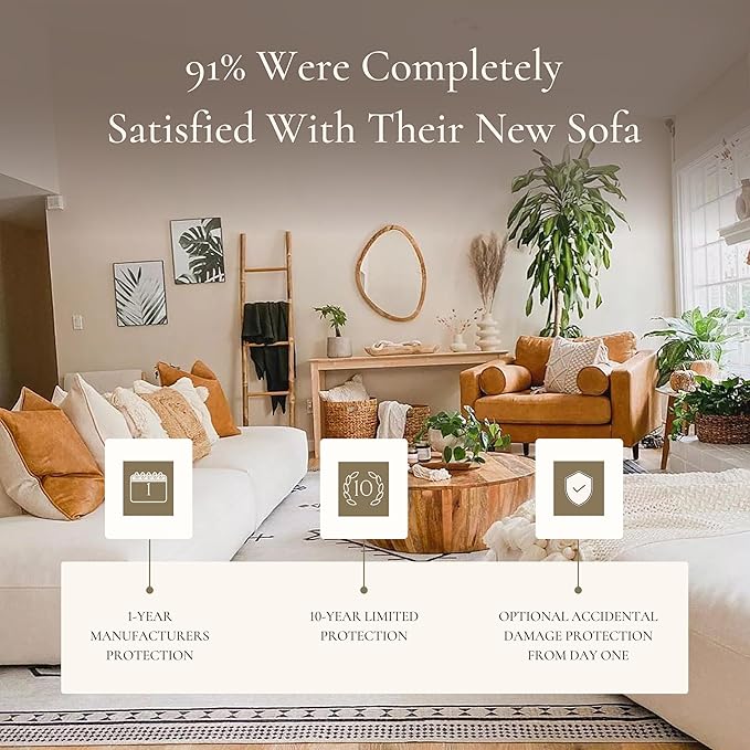 POLY & BARK Napa Furniture, Cognac Tan