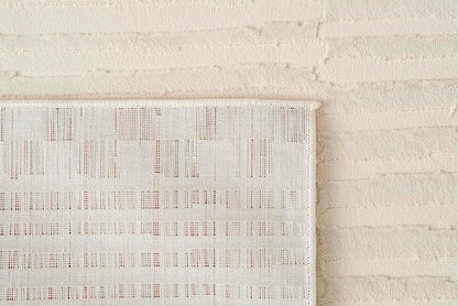 Revival Rugs Soloba 5'3"x7'10" Washable Area Rug for Living Room Bedroom - 100% Recycled Oeko-TEX Certified, Medium Pile, Beige, Cream