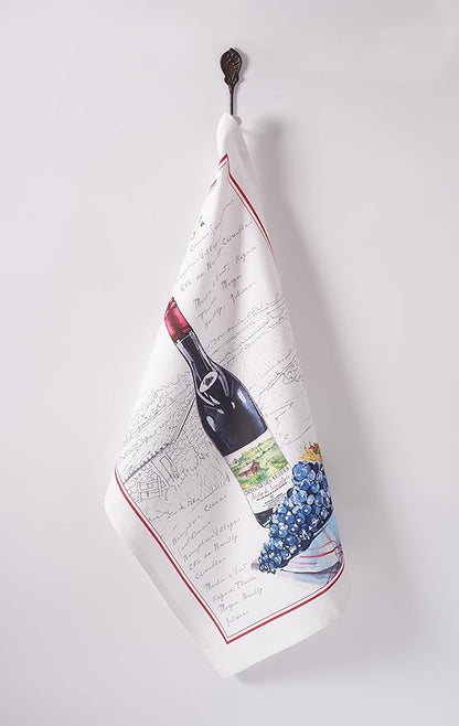 Maison d'Hermine Obernai Cotton Kitchen Towels Set of 3 20x27.5
