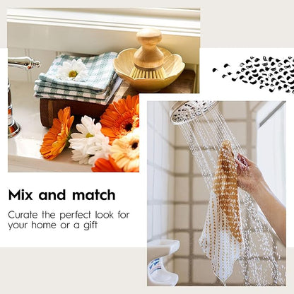 GEOMETRY Kitchen Towels Quick Dry Geoweave Strawberry Banana