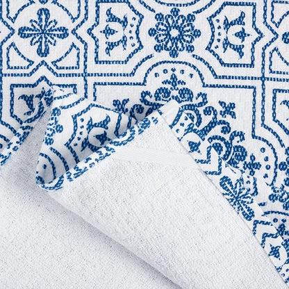 Martha Stewart Dual Purpose Kitchen Towels 2 Pack Strie Medallion 16x28