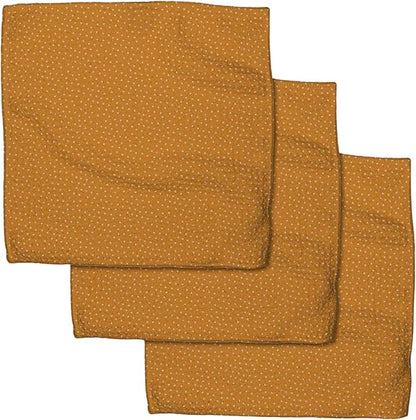 GEOMETRY Fall Dish Towels Quick Dry Premium with Geoweave 3 Pack Spotty Pumpkin 10x10