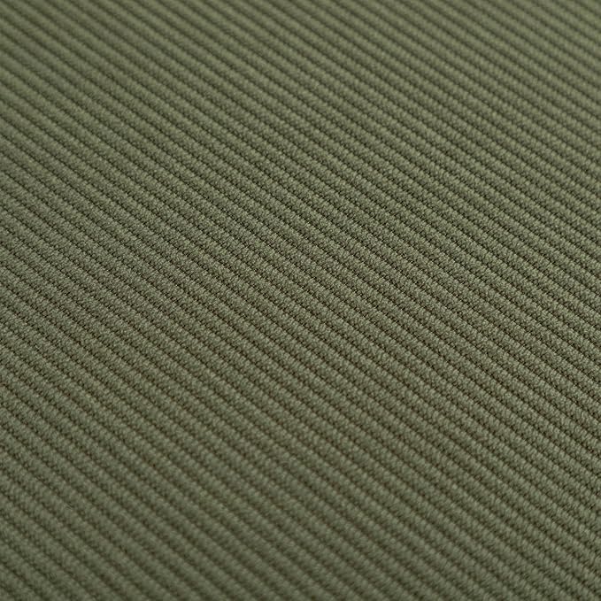 Dining Room Chairs Set of 2,Mid Century Modern Kitchen Chairs,Green Corduroy Fabric Upholstered Chairs,Metal Legs Wooden Desk Chairs,Armless and No Wheels for Kitchen Dining Room