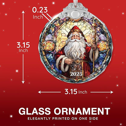 Santa Ornaments - Unique Christmas 2025 Ornaments for Tree Decor, Funny Santa Claus Themed Decor, Classic Vintage Style, Ideal 2025 Gifts for Christmas, Hilarious, Fun and Affordable