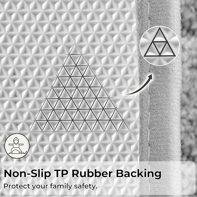 GRANNY SAYS Long Bathroom Rug Mat, Bath Mats Non-Slip, Super Soft and Water Absorbent, Large Bath Rugs, Machine Wash Dry, Bathroom for Floor, Tub and Shower, 24 x 43