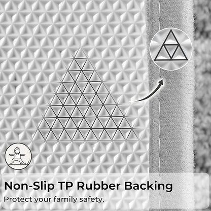 GRANNY SAYS Long Bathroom Rug Mat, Bath Mats Non-Slip, Super Soft and Water Absorbent, Large Bath Rugs, Machine Wash Dry, Bathroom for Floor, Tub and Shower, 24 x 43