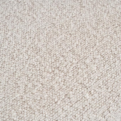 Rowill Modern Office Chair, Beige Boucle Fabric, Adjustable Height, 300 LBS Capacity, Wheels, Arm Rest, Perfect for Home Office, Bedroom, Makeup Room