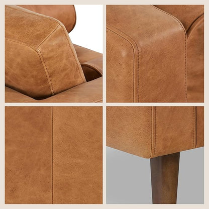 POLY & BARK Napa Furniture, Cognac Tan