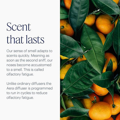 Aera Home Fragrance Electric Diffuser: Smart Home App Aroma Control, Essential Oil & Aromatherapy, Hypoallergenic Scent Technology, Safe for Family & Pets, White (Scent Capsules Sold Separately)