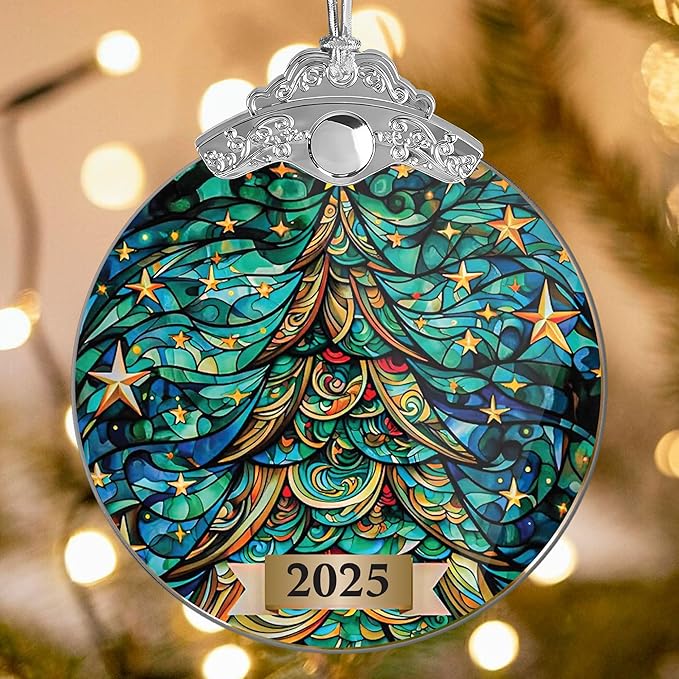 2025 Christmas Ornament, Christian Holiday Decor, Ornaments for Tree, Tree Ornaments, Acrylic Hanging Art, 2025 Christmas Ornament, Vintage Christmas Ornaments, Christmas Decorations