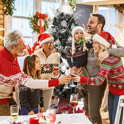 Christmas Ball Ornaments Set, 20ct Large Clear Shatterproof 80mm/3.15" White Christmas Ornaments for Christmas Tree Hanging Decorative Bauble for Halloween Thanks Giving Xmas Wedding Party