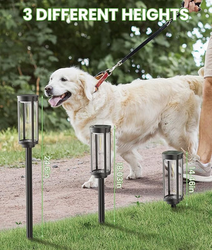 Bright Solar Pathway Lights, 4 Pack Solar Lights Outdoor Waterproof IP65, Long Lasting Outdoor Light for Yard Garden Walkway Landscape Lawn Patio