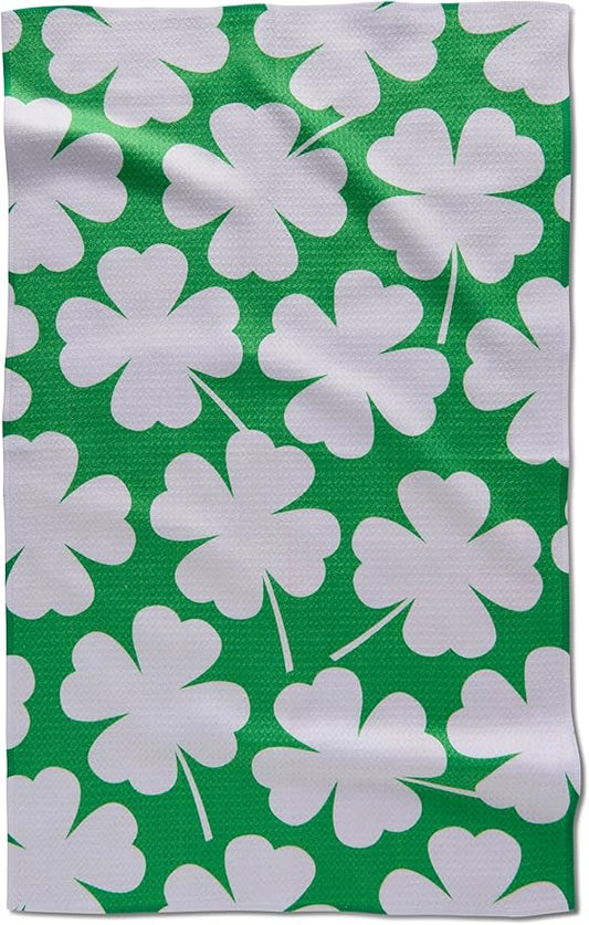 GEOMETRY St. Patrick’s Day Kitchen Towels Quick Dry Microfiber Premium Tea Towel Lucky