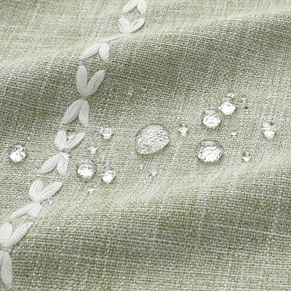 MitoVilla Sage Green Boho Extra Long Shower Curtain 72 x 84, Modern Farmhouse 84 inch XL Rustic Polyester Linen Tassel Heavy Duty Shower Curtain Set with Hooks for Cottagecore Country Bathroom Decor